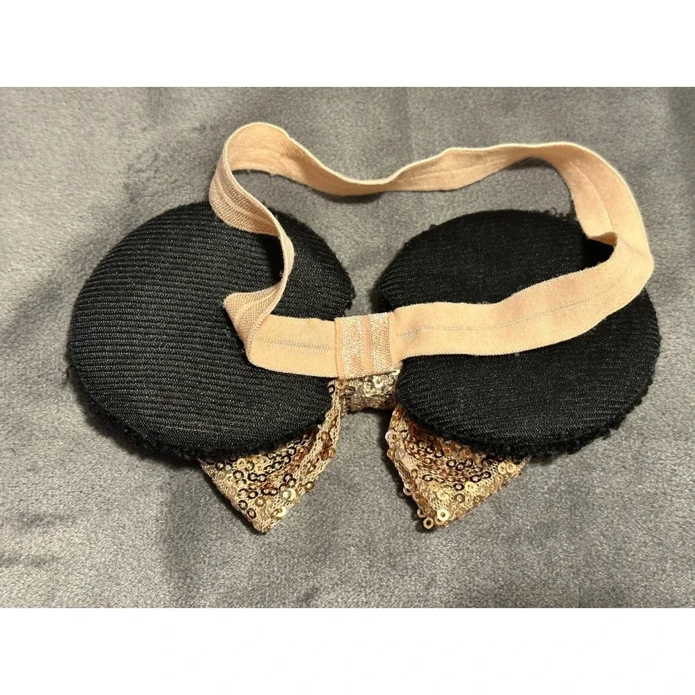 7 Sequin Mouse Ear Elastic Headbands for Baby Toddler